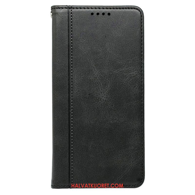 Nahkakotelo Samsung Galaxy S25 Plus 5g Vintage-tyylinen Suojakuori