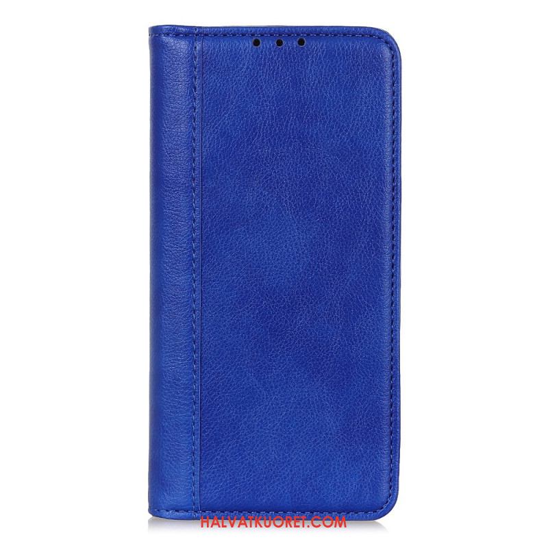 Nahkakotelo Samsung Galaxy S25 Ultra 5g Haljasnahkainen Litsi