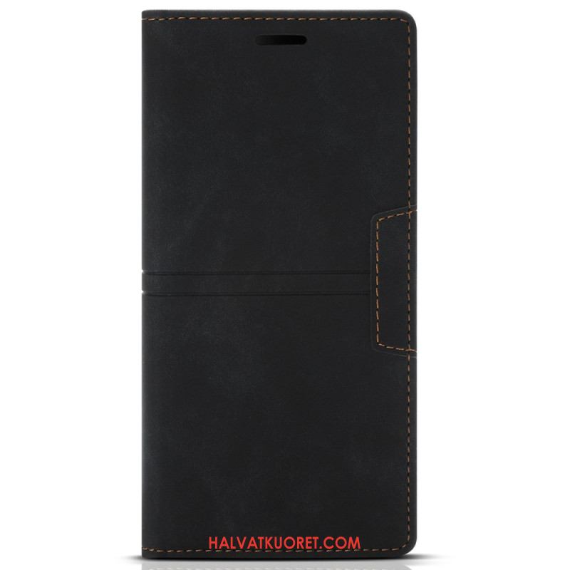 Nahkakotelo Samsung Galaxy S25 Ultra 5g Tuplaviivallinen Suojakuori