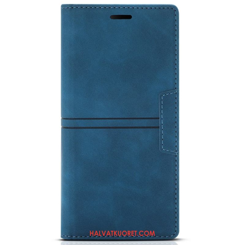 Nahkakotelo Samsung Galaxy S25 Ultra 5g Tuplaviivallinen Suojakuori