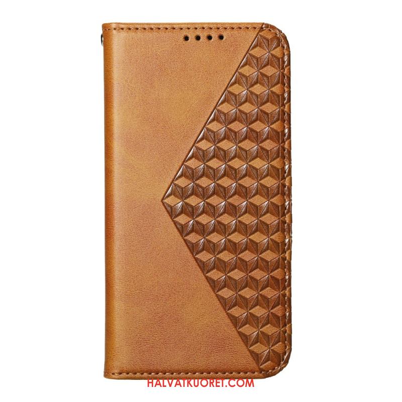 Nahkakotelo Samsung Galaxy S26 Kohokuvioitu Geometria