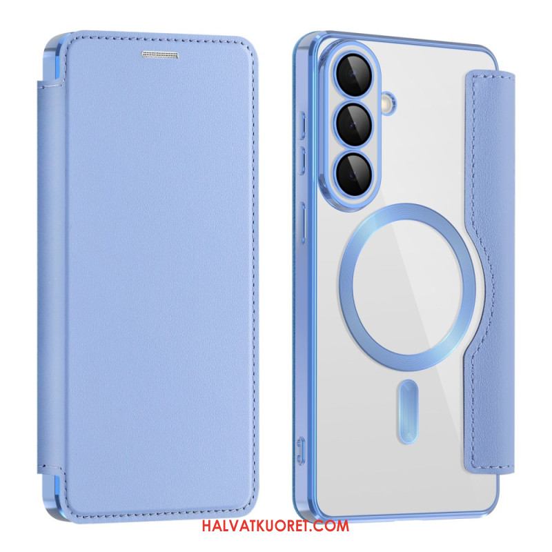 Nahkakotelo Samsung Galaxy S26 Magneettinen Korttikotelo Ja Rfid-suoja Suojakuori