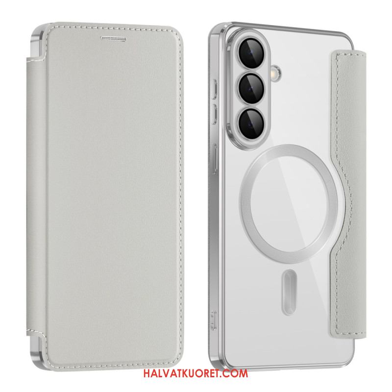 Nahkakotelo Samsung Galaxy S26 Magneettinen Korttikotelo Ja Rfid-suoja Suojakuori