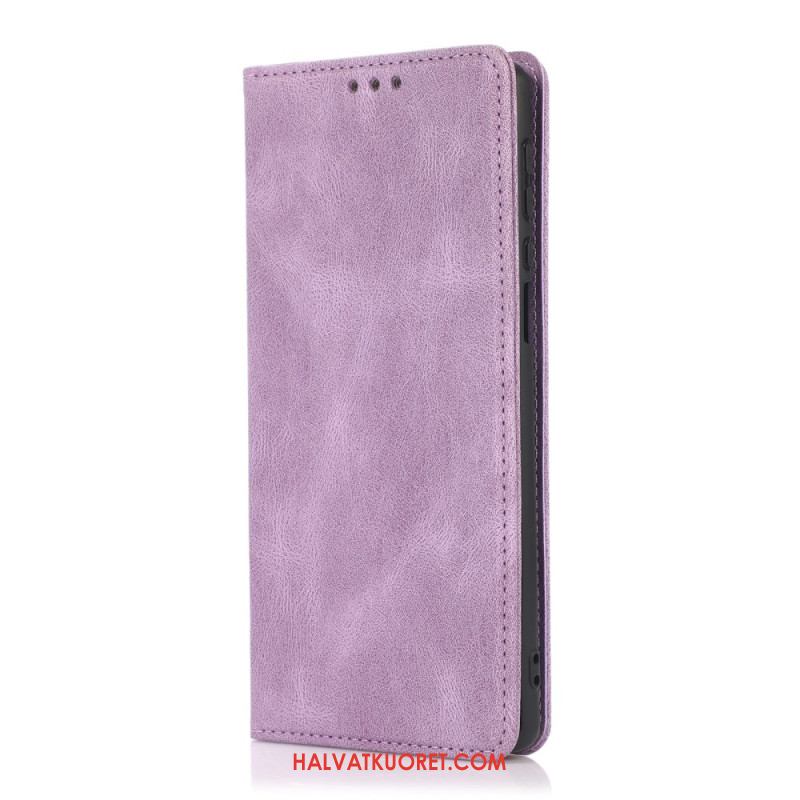 Nahkakotelo Samsung Galaxy S26 Mokkanahkakuvioinen Suojakuori