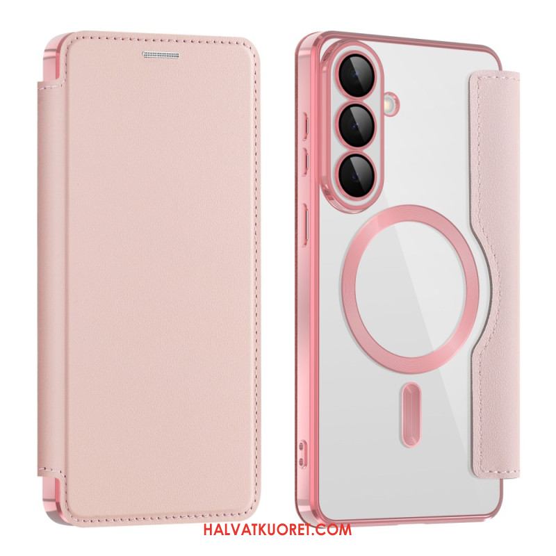 Nahkakotelo Samsung Galaxy S26 Plus Magneettinen Rfid-korttikotelo