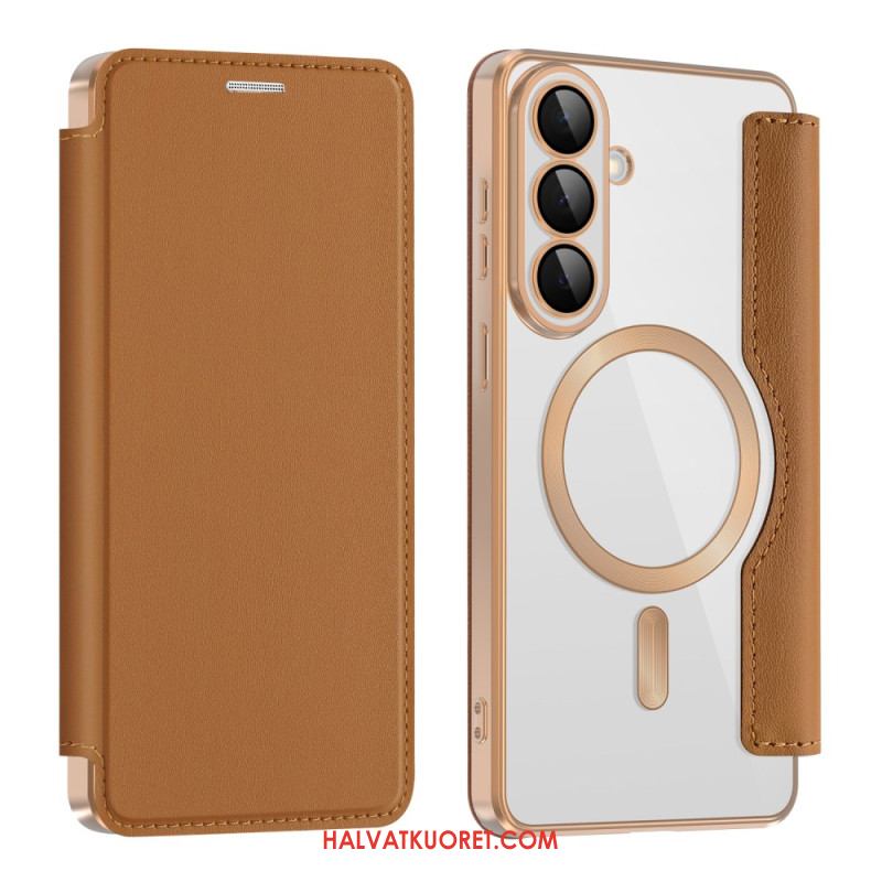 Nahkakotelo Samsung Galaxy S26 Plus Magneettinen Rfid-korttikotelo