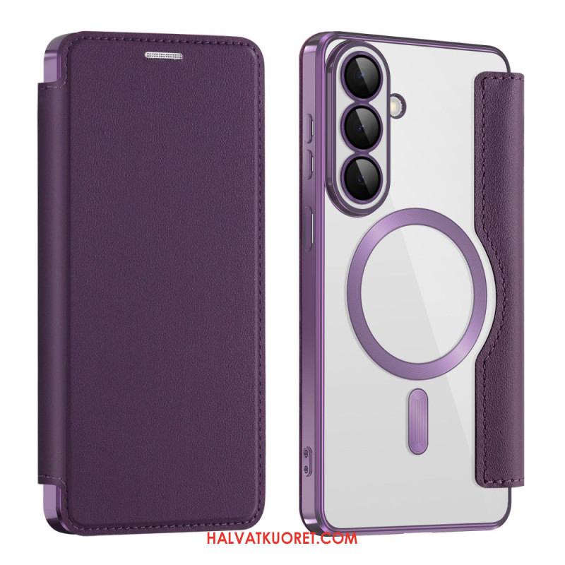 Nahkakotelo Samsung Galaxy S26 Plus Magneettinen Rfid-korttikotelo