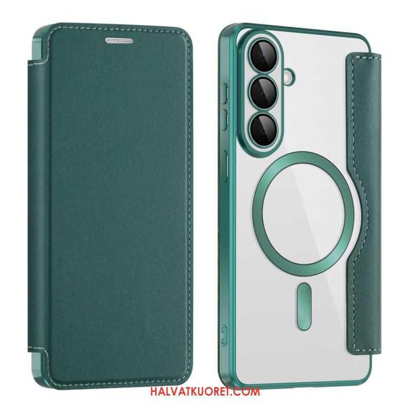 Nahkakotelo Samsung Galaxy S26 Plus Magneettinen Rfid-korttikotelo