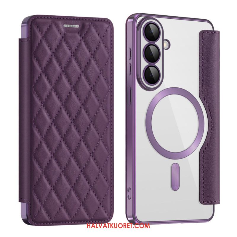 Nahkakotelo Samsung Galaxy S26 Rfid-korttikotelo Ja Pehmustettu Linssinsuojus