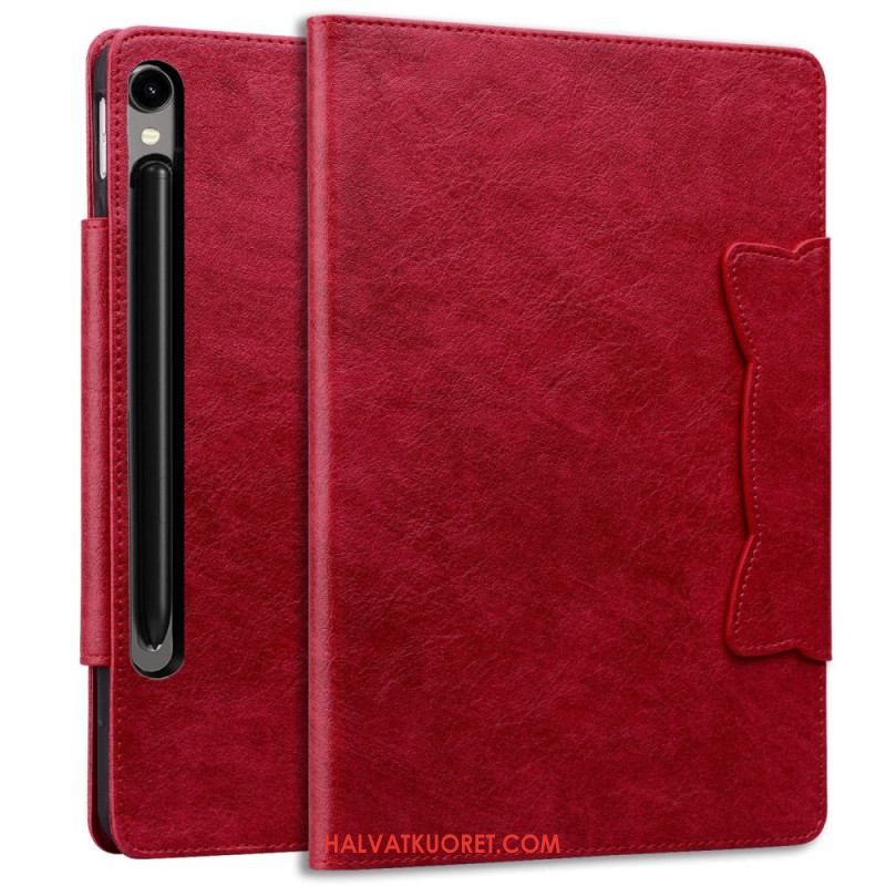 Nahkakotelo Samsung Galaxy Tab S10 Fe Plus Kissan Lukko