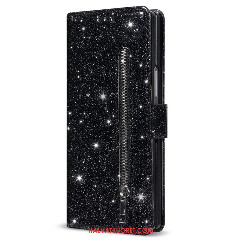 Nahkakotelo Samsung Galaxy Z Fold 7 Kimaltava