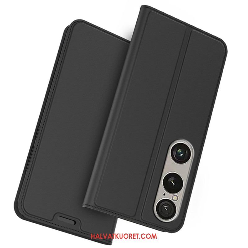 Nahkakotelo Sony Xperia 1 Vii Korttikotelo Suojakuori