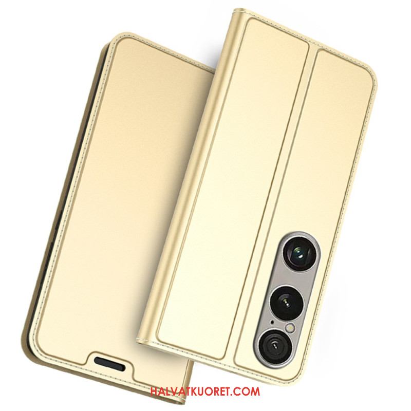 Nahkakotelo Sony Xperia 1 Vii Korttikotelo Suojakuori