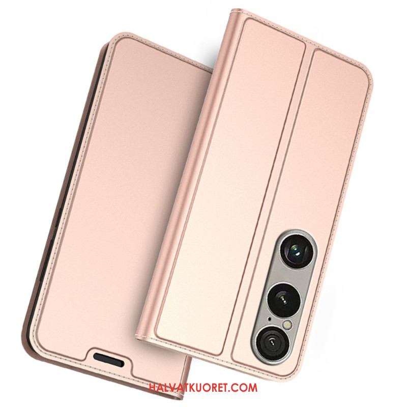 Nahkakotelo Sony Xperia 1 Vii Korttikotelo Suojakuori