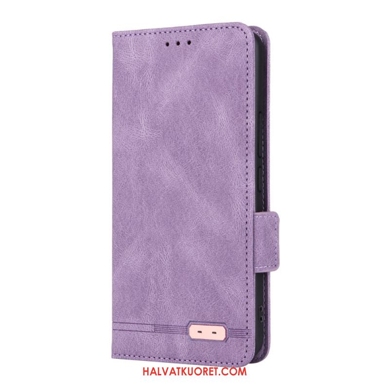 Nahkakotelo Xiaomi 15 Lompakko Metallisella Koristeella