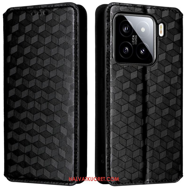 Nahkakotelo Xiaomi 15 Pro Puhelinkuoret 3d-kuvio