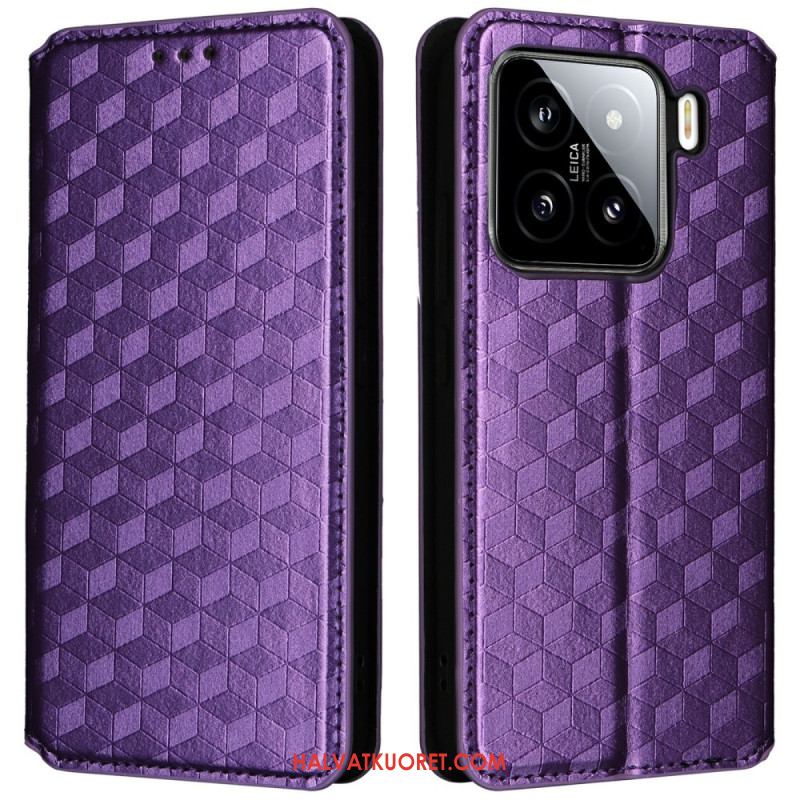 Nahkakotelo Xiaomi 15 Pro Puhelinkuoret 3d-kuvio