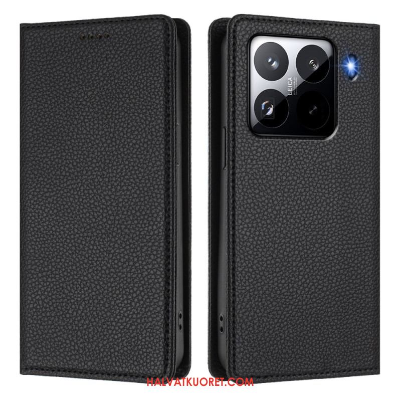 Nahkakotelo Xiaomi 15 Pro Rfid-suojattu Tekonahka