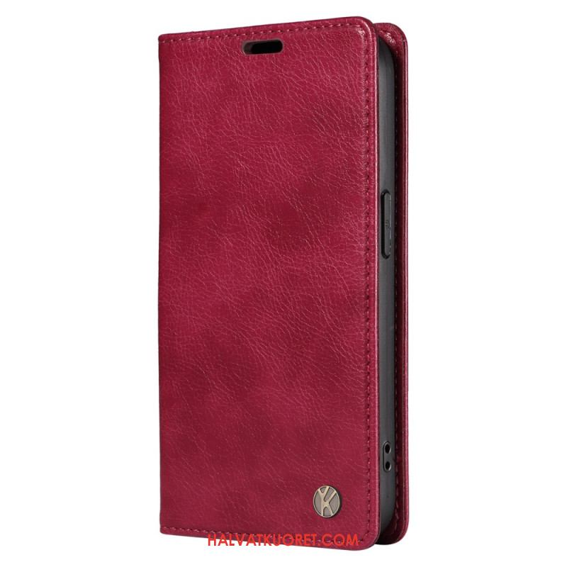 Nahkakotelo Xiaomi 15 Pro Yikatu Nahkakuvio