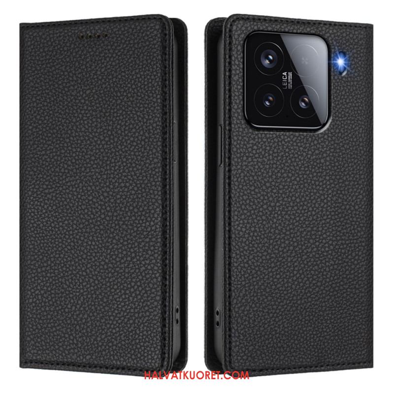 Nahkakotelo Xiaomi 15 Puhelinkuoret Rfid-suojattu Nahkakuvio