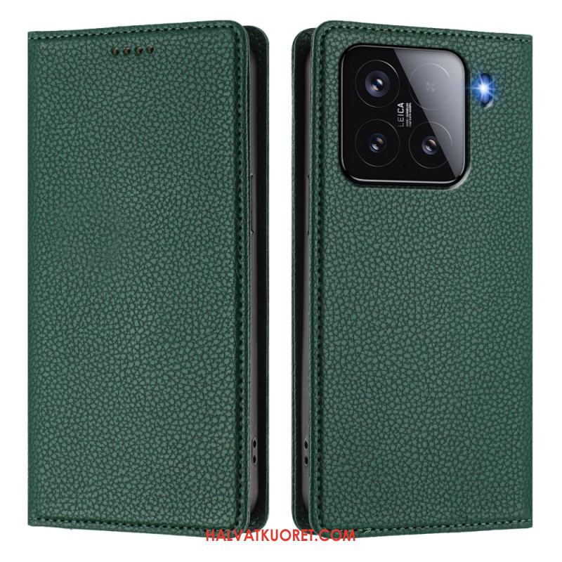 Nahkakotelo Xiaomi 15 Puhelinkuoret Rfid-suojattu Nahkakuvio