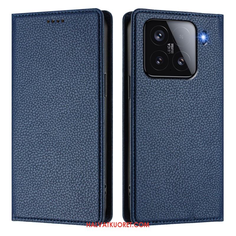 Nahkakotelo Xiaomi 15 Puhelinkuoret Rfid-suojattu Nahkakuvio