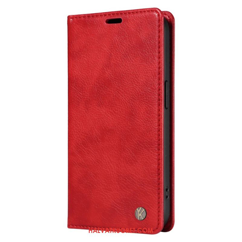 Nahkakotelo Xiaomi 15 Puhelinkuoret Yikatu Vintage-tyyli