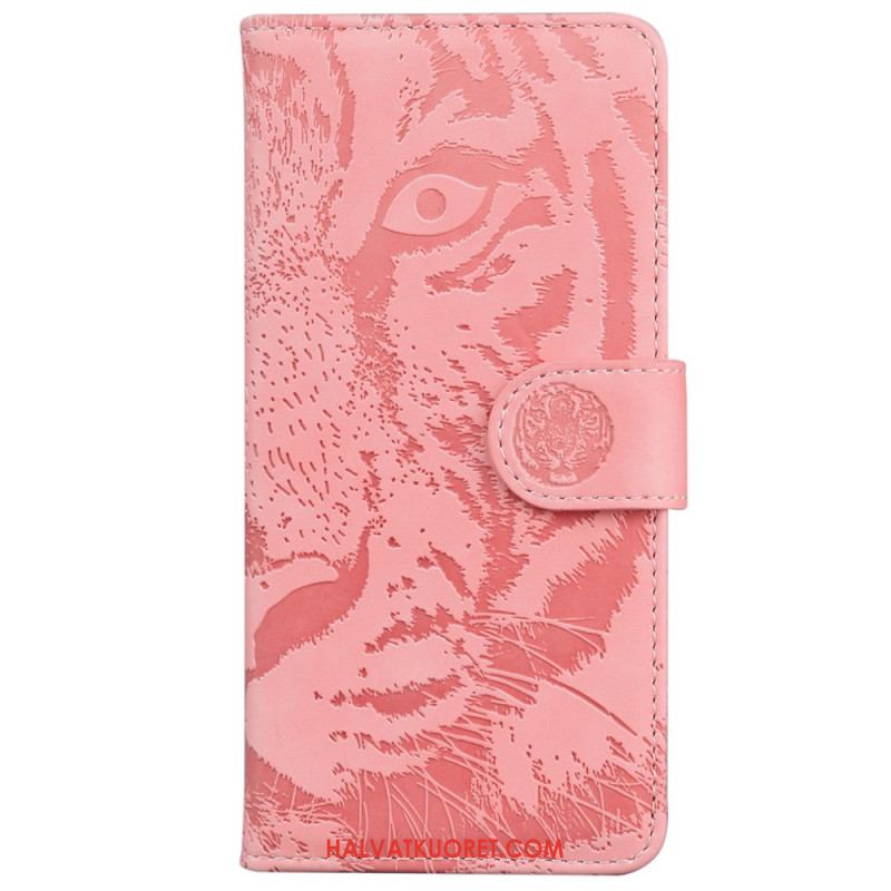 Nahkakotelo Xiaomi 15 Tiikerikuvio