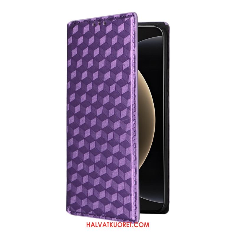 Nahkakotelo Xiaomi 15 Ultra 3d-timantit Suojakuori