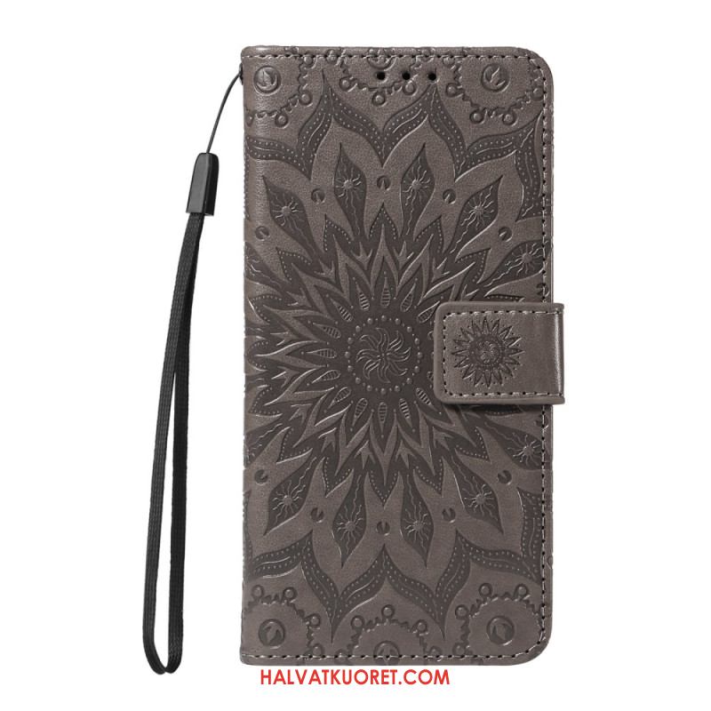 Nahkakotelo Xiaomi 15 Ultra Auringonkukkakuvio