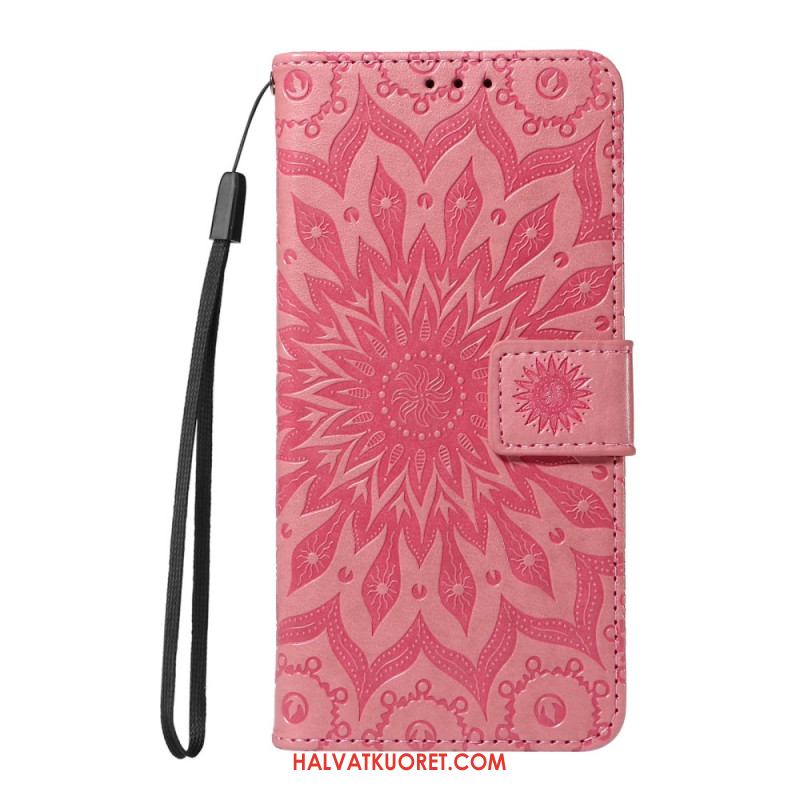 Nahkakotelo Xiaomi 15 Ultra Auringonkukkakuvio