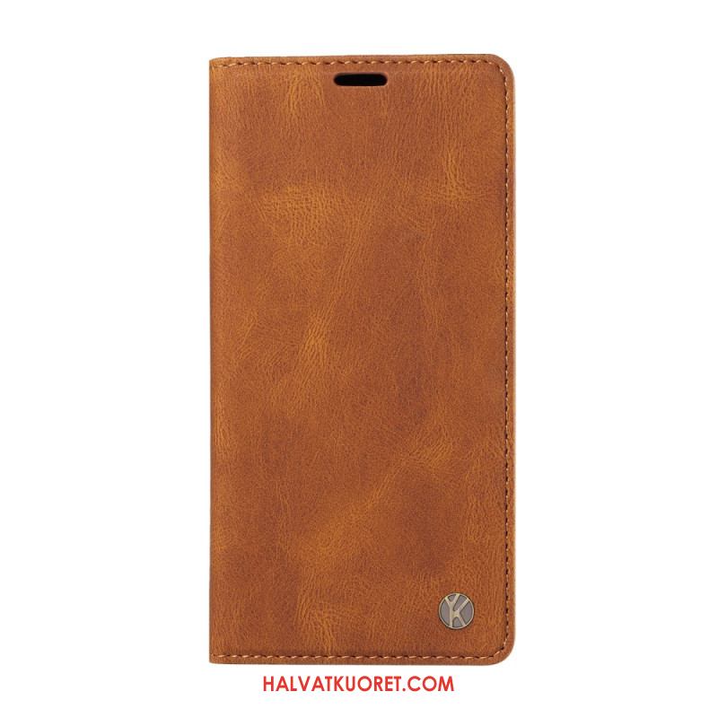 Nahkakotelo Xiaomi 15 Ultra Vintage-tyylinen Ykatu Suojakuori