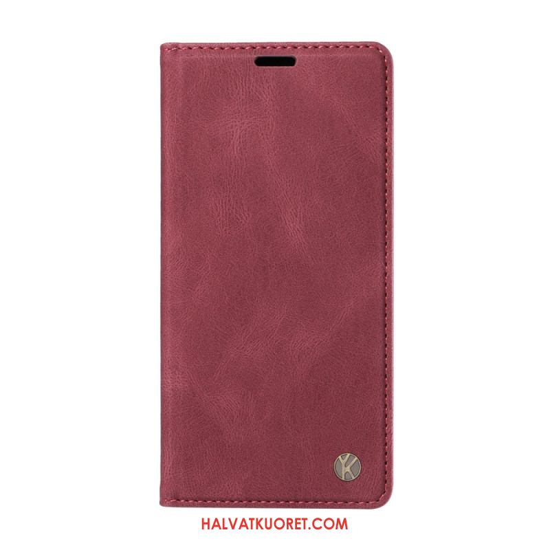 Nahkakotelo Xiaomi 15 Ultra Vintage-tyylinen Ykatu Suojakuori