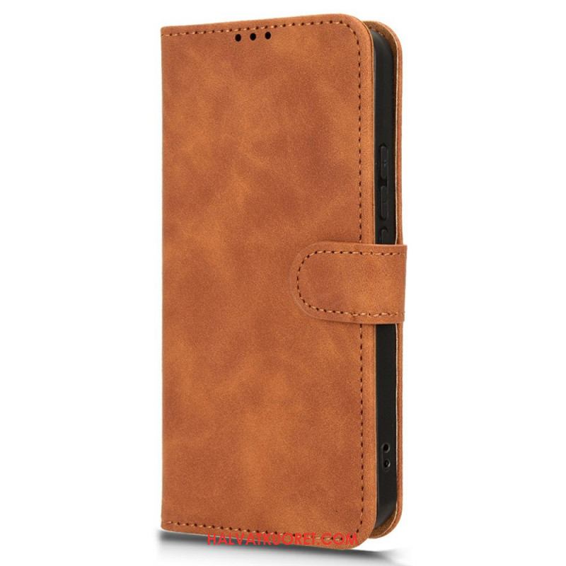 Nahkakotelo Xiaomi 15t Pro Mokkanahkakuvioinen