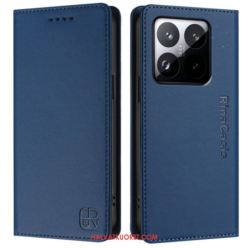 Nahkakotelo Xiaomi 15t Rfid-lompakko