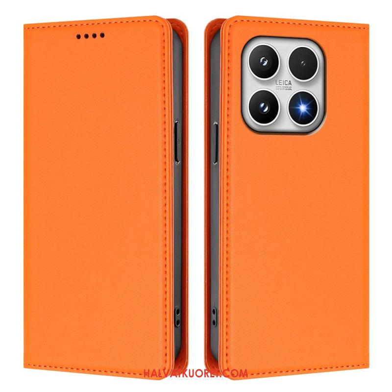 Nahkakotelo Xiaomi 17 Magneettinen Suljin Ja Rfid-suojaus