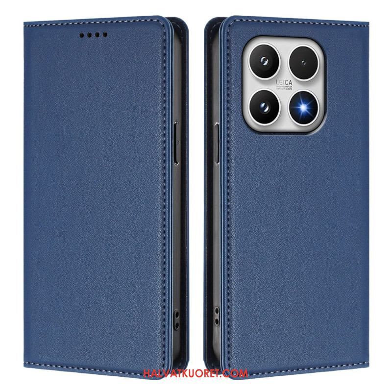 Nahkakotelo Xiaomi 17 Magneettinen Suljin Ja Rfid-suojaus