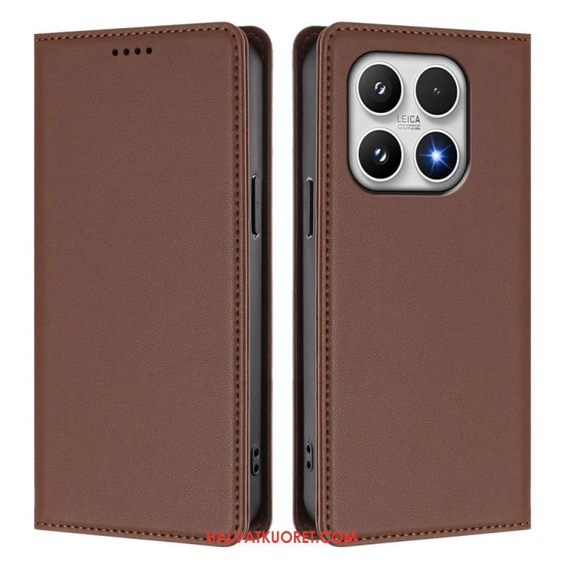 Nahkakotelo Xiaomi 17 Magneettinen Suljin Ja Rfid-suojaus