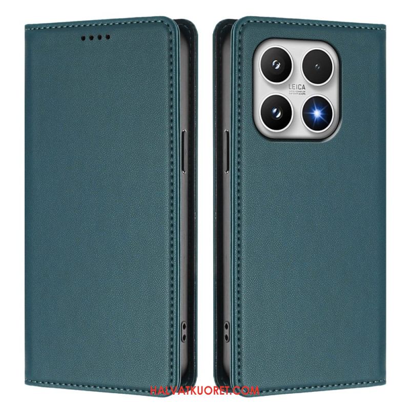 Nahkakotelo Xiaomi 17 Magneettinen Suljin Ja Rfid-suojaus