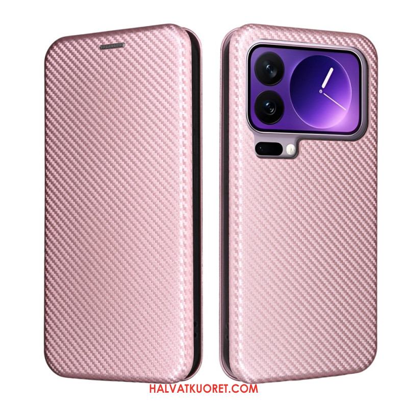 Nahkakotelo Xiaomi 17 Pro Max Hiilikuitu