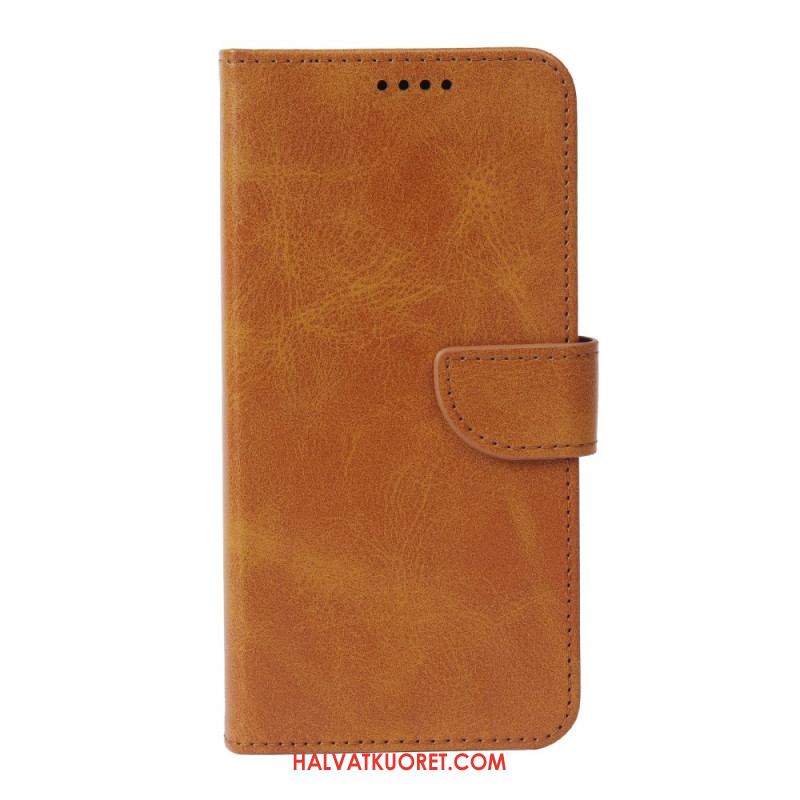 Nahkakotelo Xiaomi 17 Pro Max Jalusta Ja Magneettinen Suljin