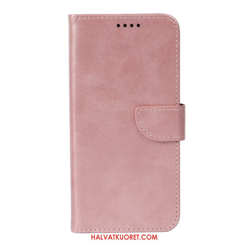 Nahkakotelo Xiaomi 17 Pro Max Jalusta Ja Magneettinen Suljin