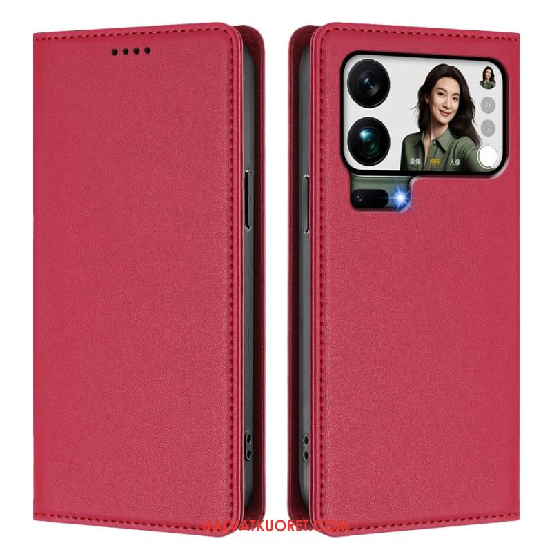 Nahkakotelo Xiaomi 17 Pro Max Puhelinkuoret Magneettinen Suljin Ja Rfid-suojaus