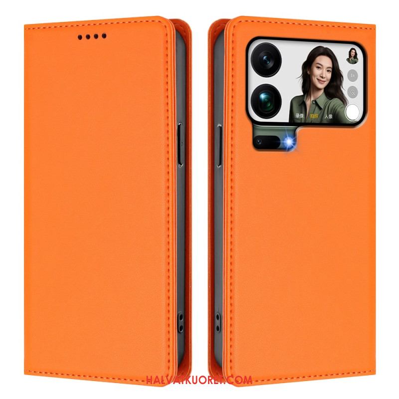 Nahkakotelo Xiaomi 17 Pro Max Puhelinkuoret Magneettinen Suljin Ja Rfid-suojaus