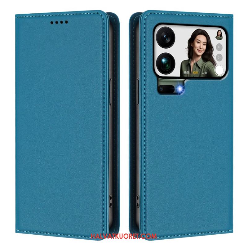 Nahkakotelo Xiaomi 17 Pro Max Puhelinkuoret Magneettinen Suljin Ja Rfid-suojaus