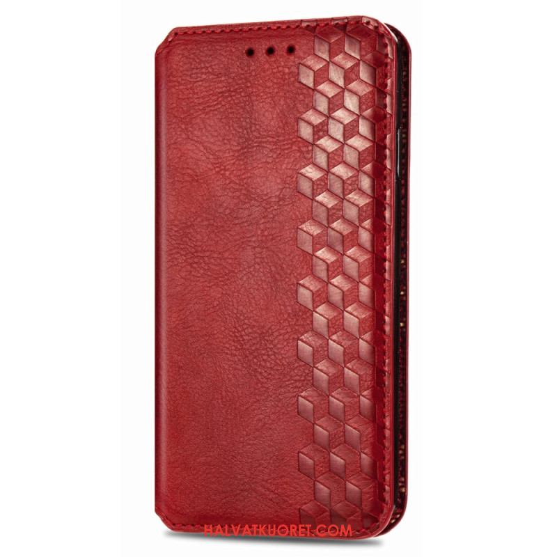 Nahkakotelo Xiaomi 17 Pro Max Timanttikuvio Suojakuori