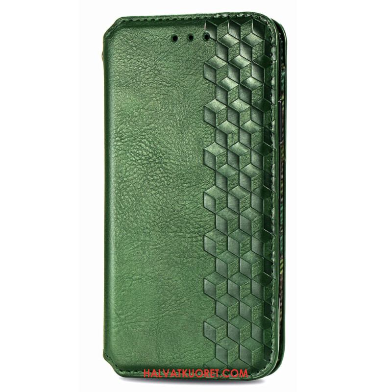 Nahkakotelo Xiaomi 17 Pro Max Timanttikuvio Suojakuori