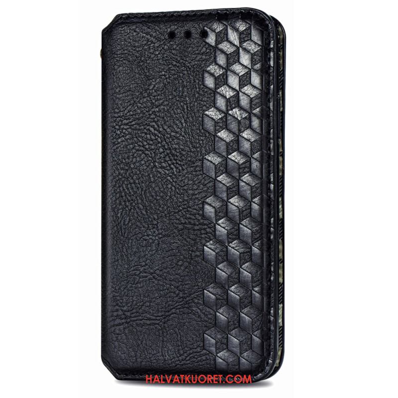 Nahkakotelo Xiaomi 17 Pro Puhelinkuoret Vintage-timanttikuvio