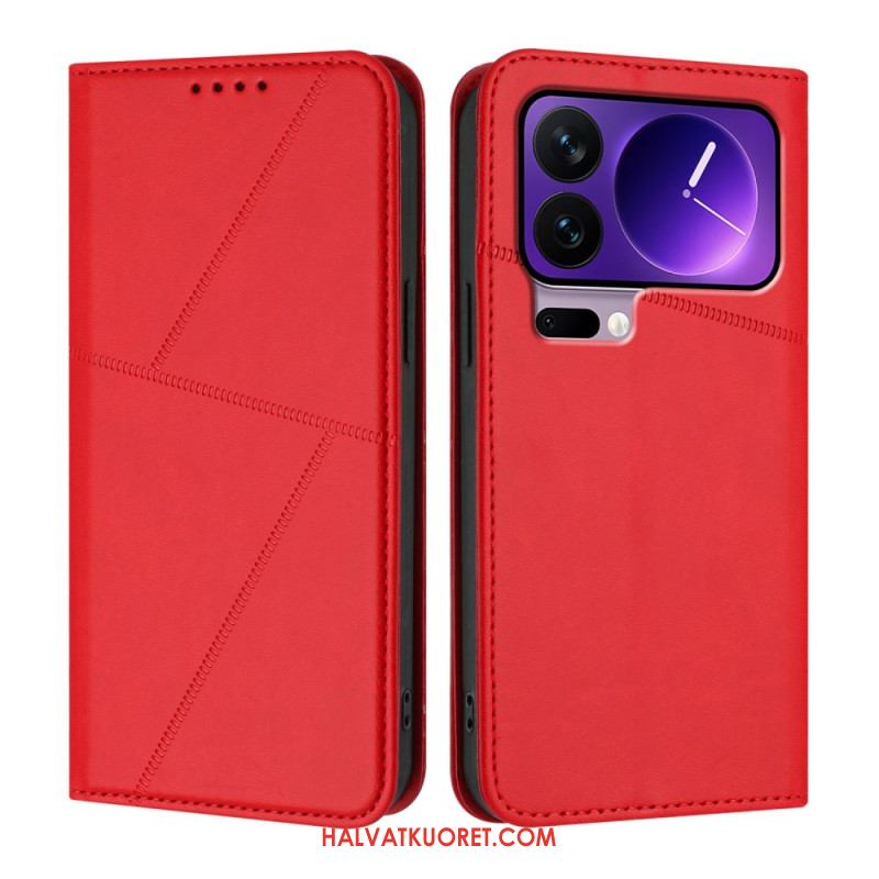 Nahkakotelo Xiaomi 17 Pro Viivakuvio