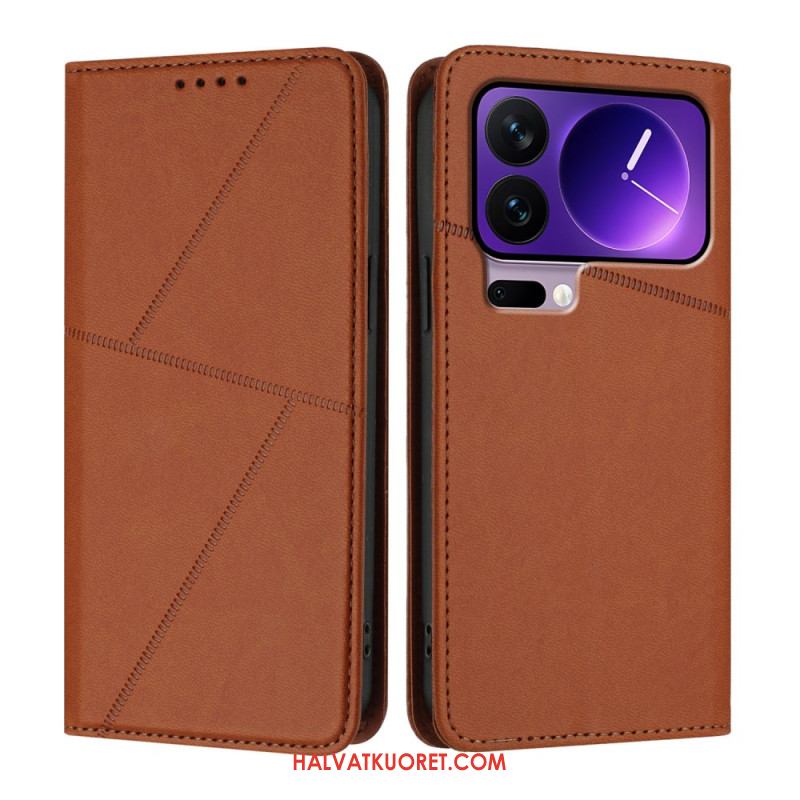 Nahkakotelo Xiaomi 17 Pro Viivakuvio